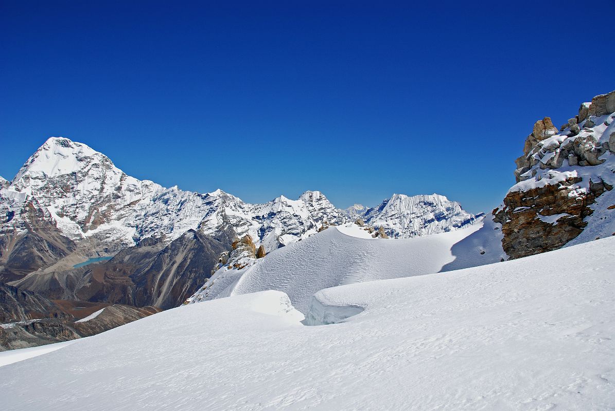 12 11 Chamlang, Peak 6 Mount Tutse, Kangchenjunga And Jannu From Mera High Camp